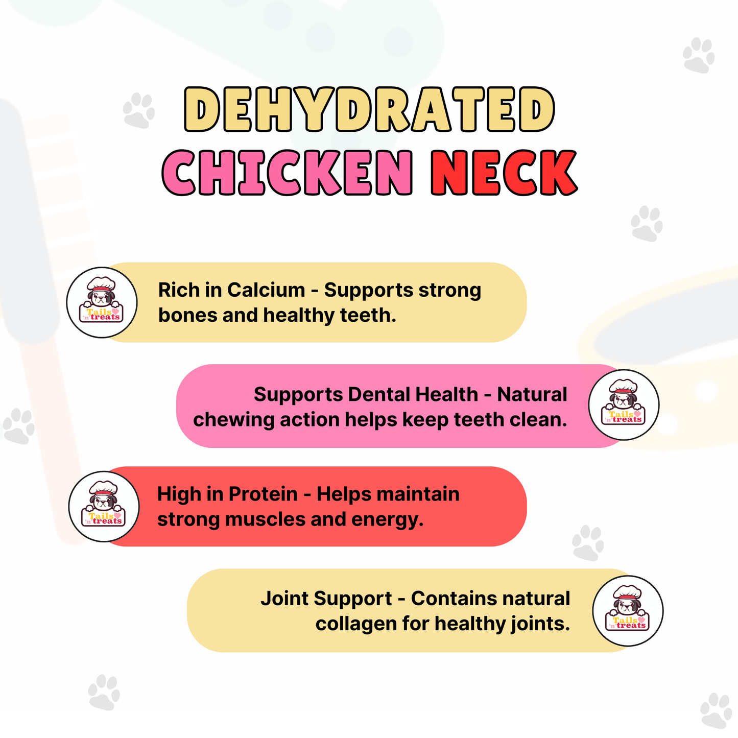 Dehydrated Chicken Neck