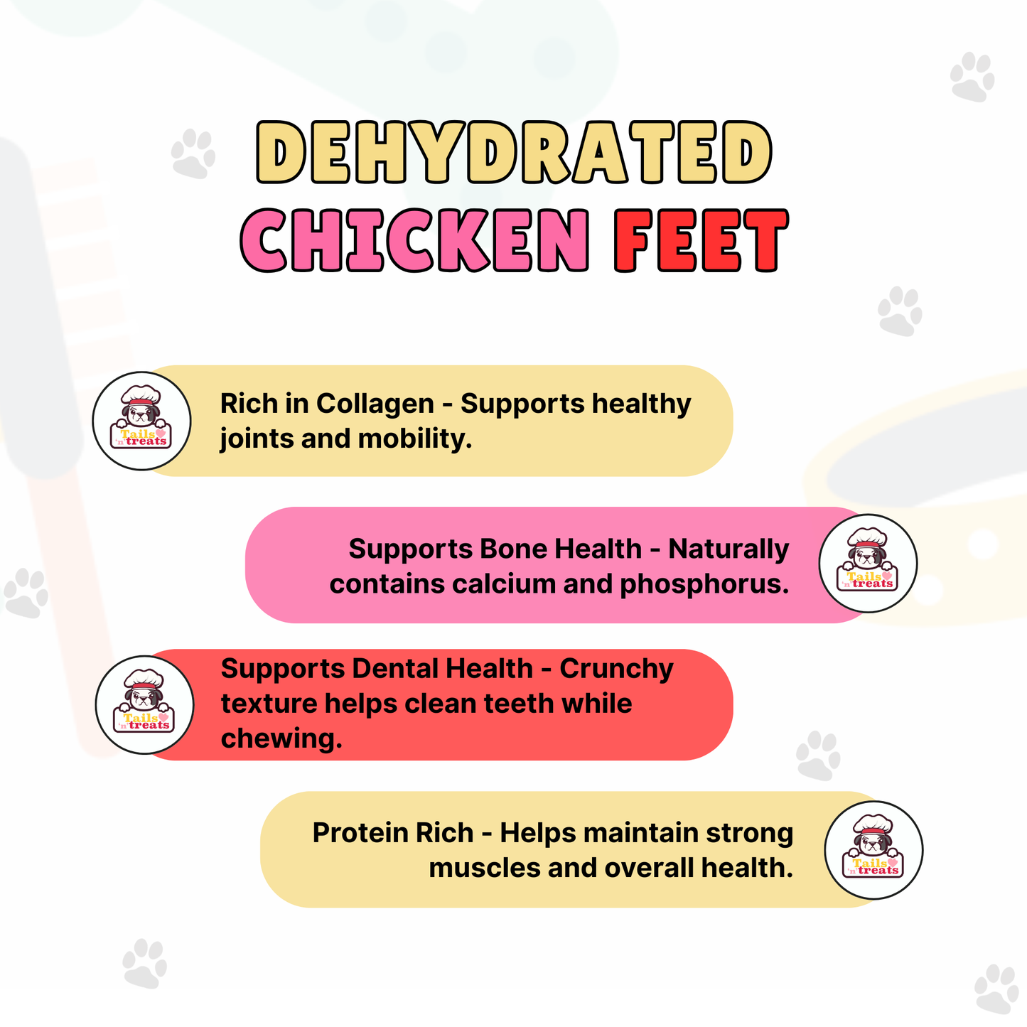 Dehydrated Chicken Feet