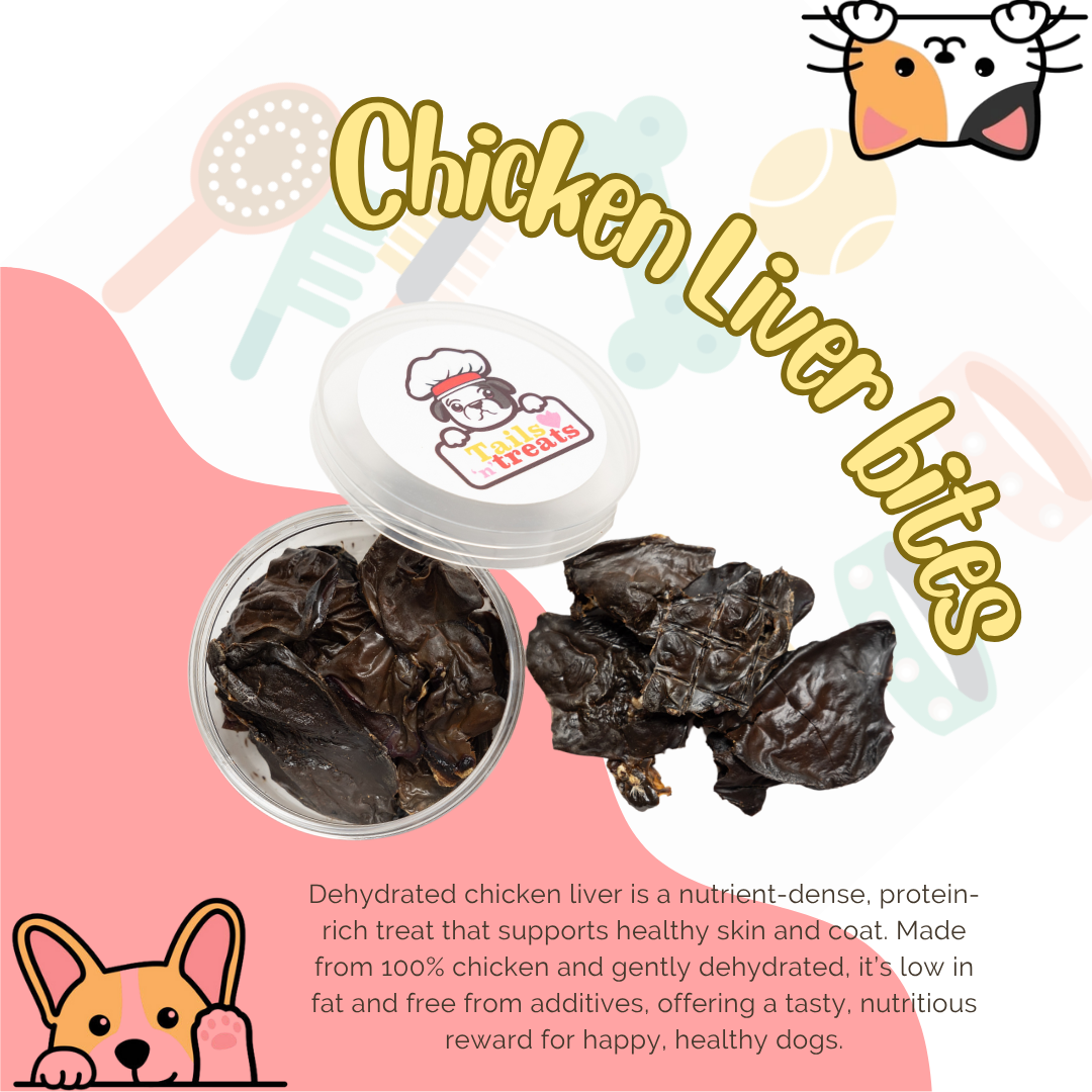 Dehydrated Chicken Liver Bites