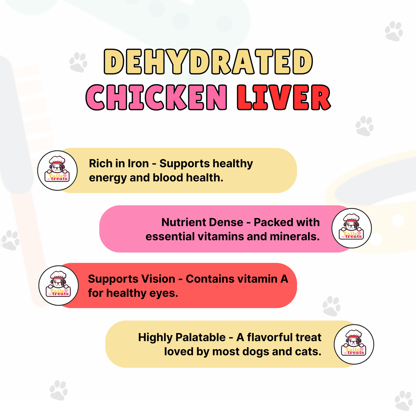 Dehydrated Chicken Liver Bites