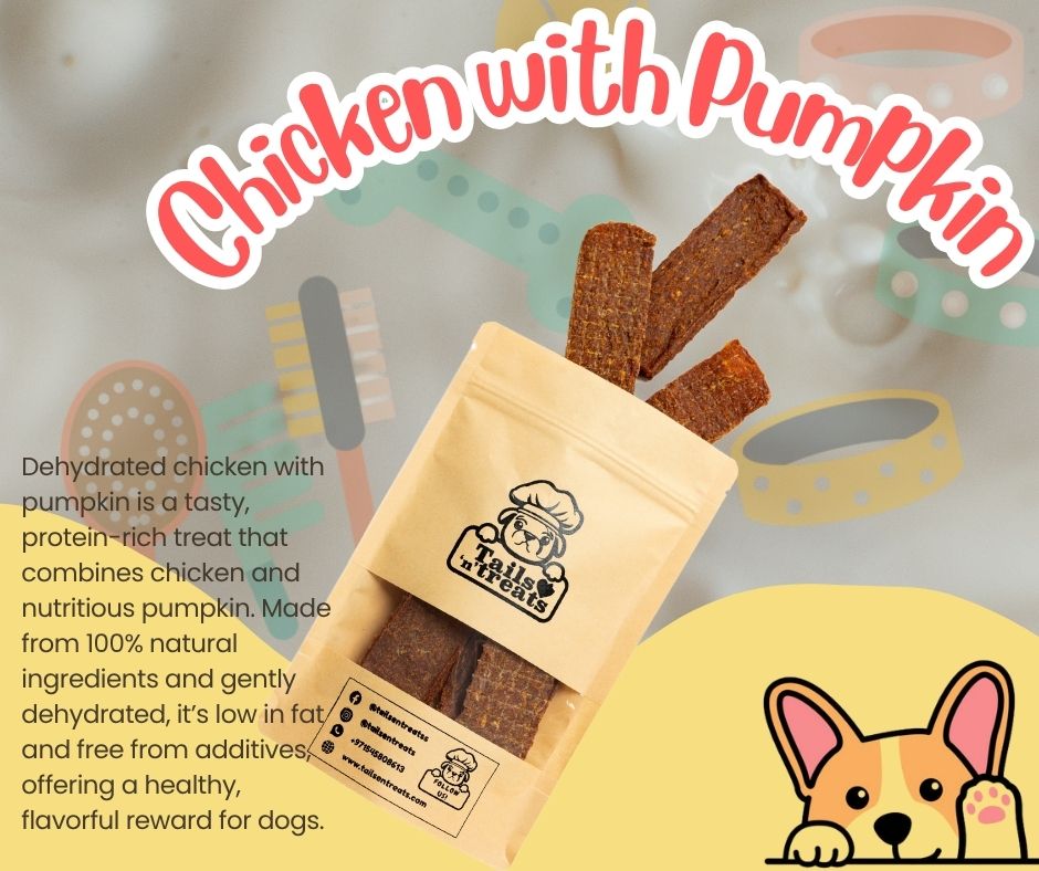 Dehydrated Chicken with Pumpkin